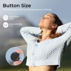 Trådlös Lavalier mikrofon för iPhone och Android 48kHz 24bit HiFi ljud brusreducering