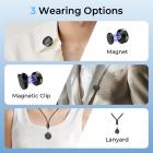 Trådlös Lavalier mikrofon för iPhone och Android 48kHz 24bit HiFi ljud brusreducering