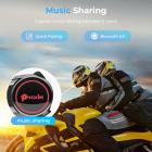 10 Riders Intercom Moottoripyörän kypärä Bluetooth-kuulokkeet Musiikin jakaminen