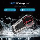 10 Riders Intercom Moottoripyörän kypärä Bluetooth-kuulokkeet Musiikin jakaminen