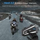 32 Riders Intercom Moottoripyörän kypärä Bluetooth Headset Mesh 3.0 Audio Multitasking