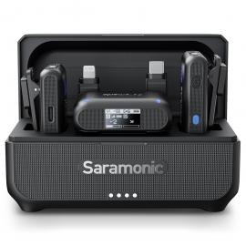 Saramonic Langaton Lavalier Mikrofoni Älypuhelimen Kamera 492ft Range 20h Akunkesto