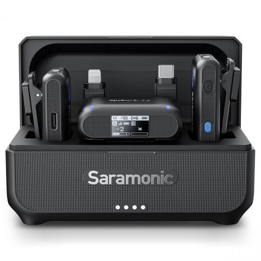 Saramonic Langaton Lavalier Mikrofoni Älypuhelimen Kamera 492ft Range 20h Akunkesto