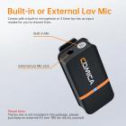 Langaton Lavalier-mikrofonijärjestelmä, jossa on 4 lähetintä ja 1 vastaanotin