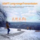 Langaton Lavalier-mikrofonijärjestelmä, jossa on 4 lähetintä ja 1 vastaanotin