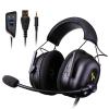 Over Ear-hörlurar 7.1 Surround Sound Gaming Headset Fungerar med PC, PS4 PRO, Xbox One S, mobiltelefon SOMIC Aktiv brusreducering med mikrofon HI-FI USB-uttag spelhörlurar
