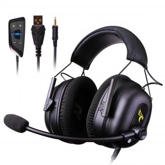 Cuffie Over Ear Cuffie da gioco con suono surround 7.1 Funziona con PC, PS4 PRO, Xbox One S, telefono cellulare SOMIC Cancellazione attiva del rumore con microfono HI-FI USB Jack Cuffie da gioco