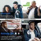 Fones de ouvido Bluetooth para celular Fone de ouvido Bluetooth V5.1 com estojo de carregamento Fones de ouvido viva-voz com microfone CVC8.0 com cancelamento de ruído para escritório/condução Compatível com Android/iPhone/Laptop