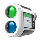 KM-C600H Golfavståndsmätare med Color Touch LCD, 600 m uppladdningsbar laserjaktavståndsmätare med hög precision, 6x förstoring, snabb markörlås, snabbfokus, kontinuerlig scanning, röstsändning, vattentät och dammtät Ip54-nivå, för golf, Huntin