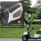 KM-B600H golfetäisyysmittari, erittäin tarkka 600 metrin ladattava lasermetsästysetäisyysmittari magneettipallokärryillä, 6-kertainen suurennus, lipputangon lukitus, nopea tarkennus, jatkuva mittaus, golfiin, metsästykseen ja mittaukseen