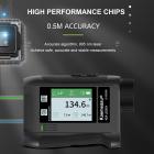 Telêmetro de golfe KM-J800H com tela LCD HD colorida sensível ao toque, telêmetro de caça a laser recarregável de 800m de alta precisão, ampliação de 6,5x, medição rápida, foco giratório, medição de localização de agulha, anúncio de voz, nível IP54 à prov