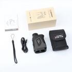 SNDWAY golfavståndsmätare, flaggstickslås med snabb fokus, stöd för 6 gångers förstoring, ±1 meters noggrannhet, 500 meters mätavstånd