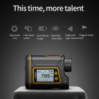 SNDWAY SW-1000B telêmetro de golfe com tela sensível ao toque LCD, suporta medição de altura, medição de velocidade, medição de área, tela colorida sensível ao toque, armazenamento automático de dados, distância de medição de 1000 metros