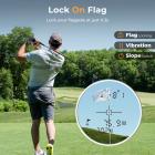 Telemedidor a laser para caça golfe 600m distância inclinação & ângulo compensação recarregável KentFaith