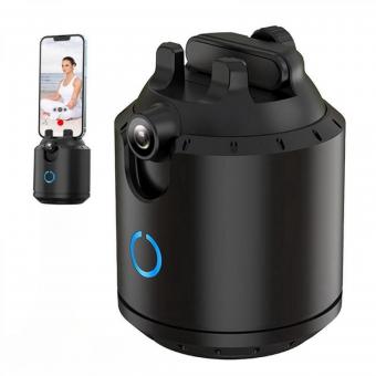 Tracciamento automatico del volto P7, gimbal intelligente a doppio asse con controllo dei gesti, stabilizzatore del telefono cellulare, nessuna applicazione, supporto della rotazione di 360 ° del live, supporto del telefono cellulare, gimbal di follow-up 