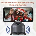 M316 Automaattinen 360°:n älykäs seurantakamerapää, älykäs kaukokuvauskameran pidike, älykäs AI-musiikkipää kaiuttimella, 3600 mAh:n sisäänrakennettu akku, ei sovellusta, käyttövalmis, live-vlogia varten Black