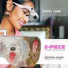 Lente d'ingrandimento per archetto con luce per lavori ravvicinati, contiene 5 lenti, perfette per gioielli, arte, artigianato, pittura e fai-da-te