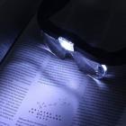 Hovedmonteret lup med 2 LED-lys, med 4 aftagelige linser 1,5X, 2,5X, 3,5X, 5X, USB genopladeligt håndfrit forstørrelsesglas til læsning, smykker, kunsthåndværk, elektronisk vedligeholdelse