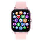 Y20 Smartklocka Med Hjärtfrekvens Och SöMNövervakning 1.7-Tums Full Pekskärm Smart Kvinnlig Och Manlig Fitnessklocka Kompatibel Med Android iPhone Ios Rosa