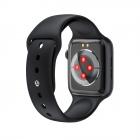 W26+ PRO smart klocka, stöd för Bluetooth-samtal, med övervakning av hjärtfrekvens, blodtryck, blodsyre, kroppstemperatur, 1,75-tums full touch screen fitnessklocka, kompatibel med Android iPhone iOS Svart