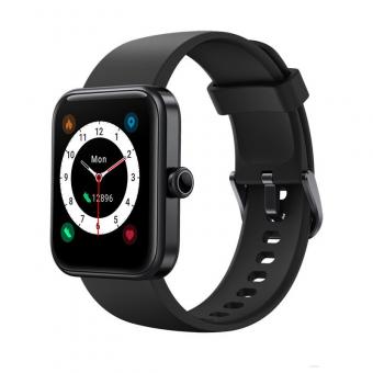 Smartwatch ID206, fitness tracker integrato, con monitoraggio della frequenza cardiaca e dell'ossigeno nel sangue, monitor del sonno, compatibile con iPhone e Android, nero
