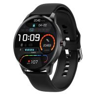 Orologio intelligente LW36, corpo in lega di alluminio, modalità multi-sport dinamica 3ATM orologio intelligente impermeabile, standby di 15 giorni, nero
