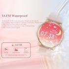 LW36-älykello, alumiiniseosrunko, dynaaminen syke moniurheilutila 3ATM vedenpitävä älykello, 15 päivän pituinen valmiustila, vaaleanpunainen