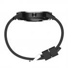 Astronaut Dial S1 Smart Call Rond scherm Armband Full Color Touchscreen Zakelijk Sport Gezondheid Smart Watch Zwart