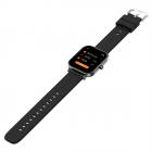 S10 vierkant scherm smart watch bloed zuurstof hartslag bloeddruk waterdichte sport stappenmeter zwart