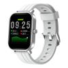 S10 Vierkant scherm Smart Watch Bloed Zuurstof Hartslag Bloeddruk Waterdicht Sport Stappenteller Zilvergrijs