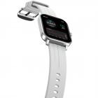 S10 Vierkant scherm Smart Watch Bloed Zuurstof Hartslag Bloeddruk Waterdicht Sport Stappenteller Zilvergrijs