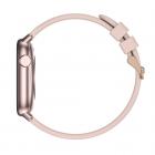 KW76 1,69 tommer kvadratisk skærm kan kun se støtte pulsmåler trin blod ilt blodtryk IP68 vandtæt pink