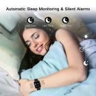 P22 Smart Watch Fitness Tracker Android-puhelimelle, Fitness Tracker syke- ja unimittarilla, IP67 vedenpitävä askelmittarin aktiivisuusseuranta mustalla