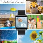 P22 Smart Watch Fitness Tracker Android-puhelimelle, Fitness Tracker syke- ja unimittarilla, IP67 vedenpitävä askelmittarin aktiivisuusseuranta mustalla