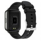 P36 1,69 tommers firkantet skjerm smart armbånd full touch blodtrykk blod oksygenovervåking multisport tilpasset urskive svart