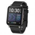 P36 1,69 tommers firkantet skjerm smart armbånd full touch blodtrykk blod oksygenovervåking multisport tilpasset urskive svart