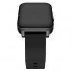 P36 1,69 tommers firkantet skjerm smart armbånd full touch blodtrykk blod oksygenovervåking multisport tilpasset urskive svart