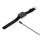 P36 1,69 tommers firkantet skjerm smart armbånd full touch blodtrykk blod oksygenovervåking multisport tilpasset urskive svart