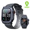 Orologio sportivo intelligente con localizzatore GPS con chiamata Bluetooth, cardiofrequenzimetro/sonno 24 ore su 24