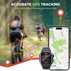 Sport Smart Watch GPS Tracker Bluetooth puhelut 24h syke-/unimittari