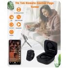 Langaton Tiktok-kaukosäädin iPhonelle, iPadille, iOS:lle, Androidille – musta, jossa on tuki itselaukaisulle, e-kirjan sivun kääntämiselle, yhden kosketuksen näytön lepotilalle ja äänenvoimakkuuden säädölle