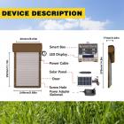 Automatisk kylling coop dør, soldrevet kylling coop dør, med timer og lyssensor, alle aluminium vejrbestandig multi-mode fjerkræ coop dør, med anti knibe design Europæisk standard