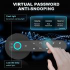 CG002 sormenjälkitunnistussanan ovilukko, salasana näppäimistön avaimeton ovikahva, graffiti-sovellus, sopii huoneisiin, perhehotelleihin, toimistohuoneistoihin, musta