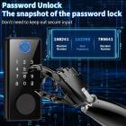 D8 älykäs sormenjälki-ovilukko, graffiti-sovellus avaimeton sisäänkäynti-ovilukko, elektroninen ovilukko näppäimistöllä, tukeva sormenjälkitunnistus, IC-kortti, automaattinen lukko, kodin tirkistelyn estosalasana, sopii koteihin, hotelleihin, toimistoihin