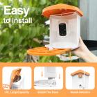 Älykäs lintujen syöttökamera, AI automaattinen lintutunnistus, 1080P teräväpiirtonäyttö, aurinkolataus