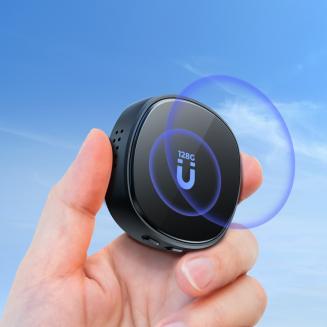 Kentfaith Mini dictaphone enregistreur à commande vocale magnétique 128g 1600 heures capacité de réduction du bruit