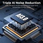 Mini Grabadora de Sonido 128GB 1600H Capacidad de Grabación con Pantalla de 1.4\", Modo Activado por Voz Kentfaith