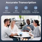 AI Gravador de Voz Transcrição Resumo Tradução Áudio Ativado 128G Kentfaith