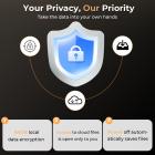 Gravador de Voz com IA, Transcrição Resumo Tradução, Controle por Aplicativo, 40 Horas de Gravação, Memória de 64GB, Kentfaith