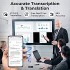 128GB digitaalinen ääninauhuri, äänellä aktivoitu, AI-tekstitys yhteenveto käännös kohinanvaimennus, Kentfaith